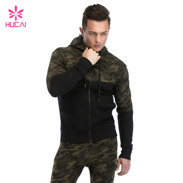 Private Label Fashion Custom Camouflage long sleeve Gym Hoodie China Manufacturer