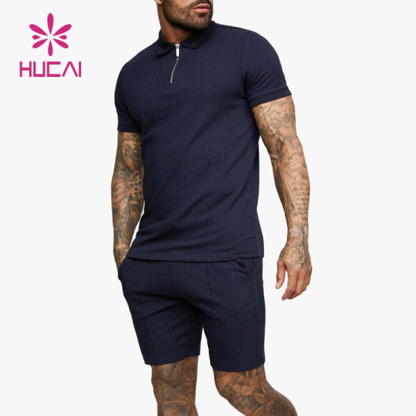 ODM Zippered High Neck Men T-shirt China Manufacturer Sports Apparel Suppliers