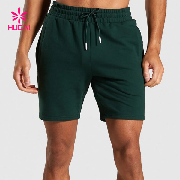 OEM Men Custom Four-Way Stretch Breathable Fabric Gym Shorts Factory Manufacturer