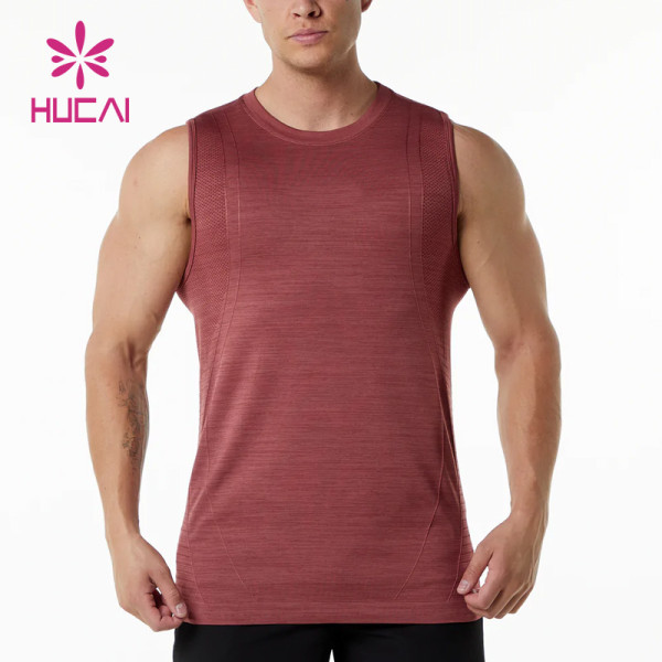 ODM custom workout clothes muscle stringer gym dri fit tank top men activewear suppliers