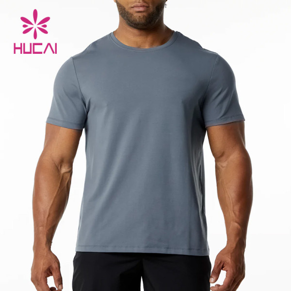 ODM custom workout clothes functional gym dry fit t shirt mens sports apparel suppliers