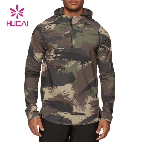 Custom Manufacture Sports Half Zipper Jacket Yogawear Private Label Factory Supplier