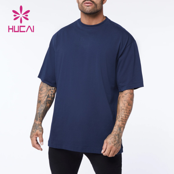 plain color high performance round neck gym t shirt mens china manufacturer