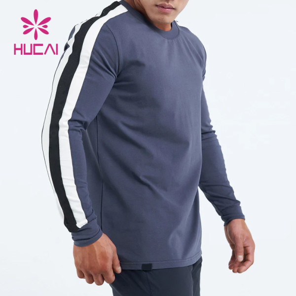 OEM Factory Manufacturer Mens Spandex Long Sleeve Sports Sweatshirts China Supplier