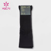 OEM Private Label Mens Scrunches Throwback Knee-Socks Athletic Heather Black Custom Manufacture