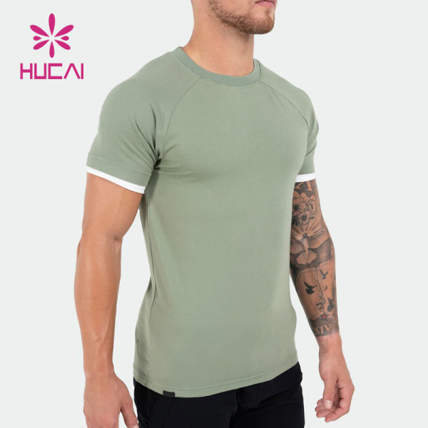 oem mens running clothes custom cotton t shirts gymwear private label appeal