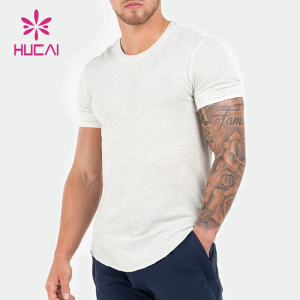 oem mens running clothes custom cotton golf t shirts gymwear private label athletic clothing
