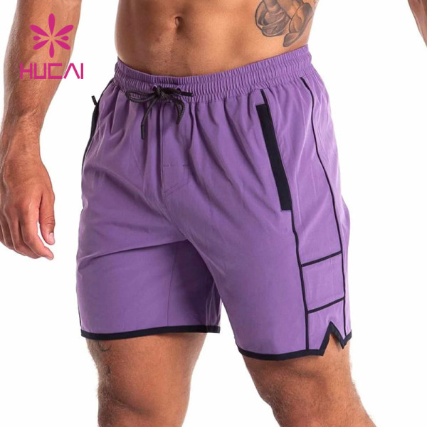 ODM Custom Mens Gym Volet Shorts Fitness Sporty Hot Colors Sportswear Supplier