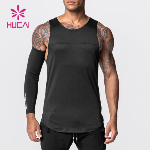 ODM Mens Dri-Fit Fabrics Basketball Athletic Tank Tops Runningwear Factory
