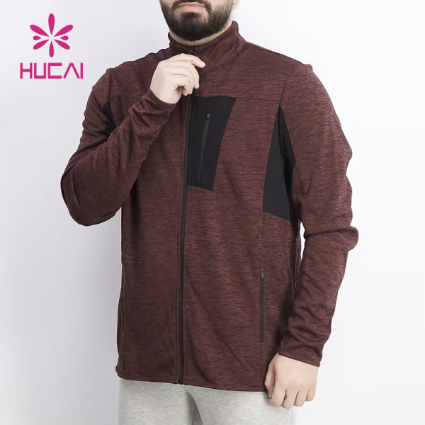 Custom Color Sportswear Mens Gym Sports Jacket Bullet Zipper China Manufacturer