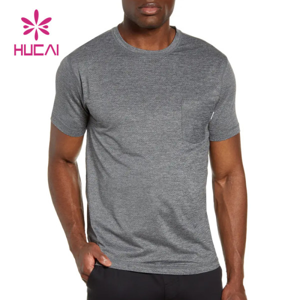 Custom High Elasticity Fashion Fit T Shirts Mens Short Sleeve Gym Wear Suppliers