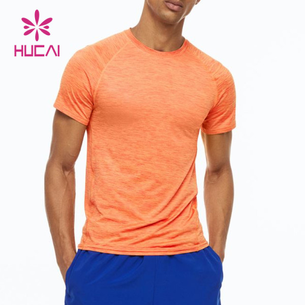 ODM Dry Fit Men Activewear Bright Color T Shirts Workout Sportswear China Factory