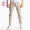 ODM Mens Athletic Running Joggers Khaki Gym Pants Supplier