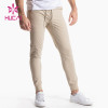 ODM Mens Athletic Running Joggers Khaki Gym Pants Supplier