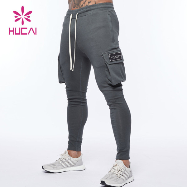 ODM Running Joggers Mens Athletic Cargo Large Bilateral Pockets Pants Supplier