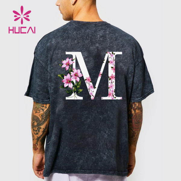 Custom Mens T Shirts Oversized Cotton Digital Direct Printing Tees Manufacturer