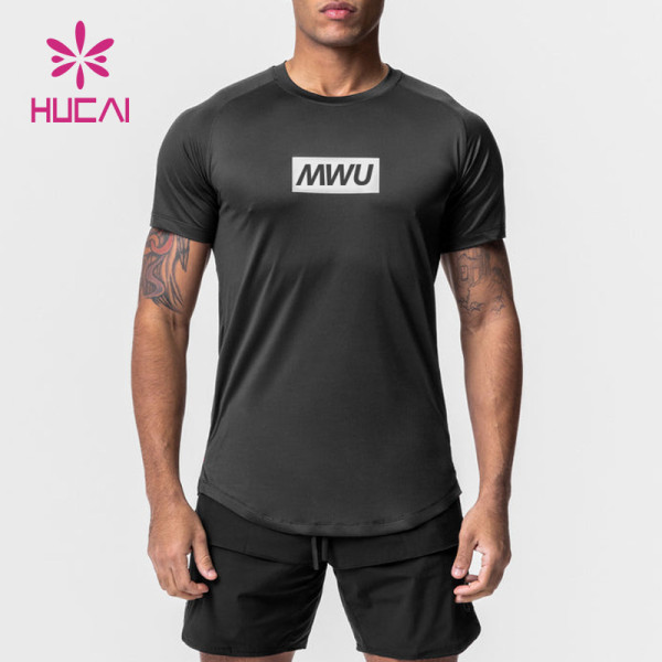 ODM Cotton Basic T Shirts Custom Logo Workout Shorts Sleeve Manufacturer China