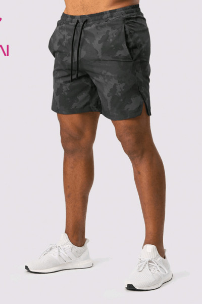 ODM Camouflag Shorts With Phone Pocket Custom Running Mens Yogawear Factory