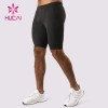 oem men high impact sports leggings biker shorts activewear running pants custom fitness clothing manufacturer