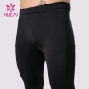 OEM ODM mens long leggings high impact zippered gymwear private label activewear