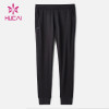 OEM ODM Mens Running Wear with Zipper Pockets Sweatpants Custom Fitness Clothing