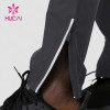 HUCAI Special Design Gym Wear with Zippers Men Woven Joggers Sportswear Manufacturing Companies