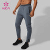 HUCAI OEM ODM Customized Logo Men Woven Joggers Private Label Fitness Clothing