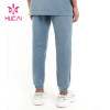 HUCAI Customized Logo Slim Fit Soft Cotton Mens Jogger Pants China Manufacturer