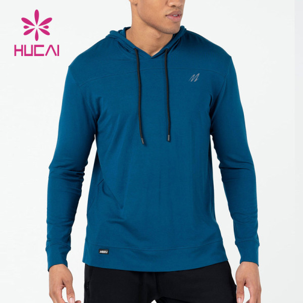 HUCAI Premium Quality Gym Sweatshirts Drawstring Private Label Hoodies Manufacturer