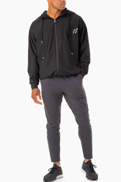 HUCAI High Quality Waterproof Parsnip Men Jacket With Hat Drawstring China Manufacturer