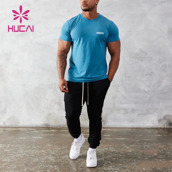 ODM Custom Private Label Gym Screen Printed Fit T Shirts Mens Short Sleeve Gym