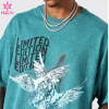 HUCAI Customized Sport T-shirts Oversized Screen Printed Fit Cotton Tee