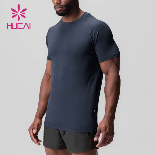 ODM Custom Gym T Shirts Mens Quick-Drying Premium Quality Short Sleeve Suppliers