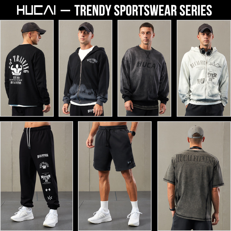 HUCAI men gymwear