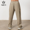 HUCAI OEM Drawstring Multiple Pockets Mens Jogger Pants Custom Activewear Manufacturer