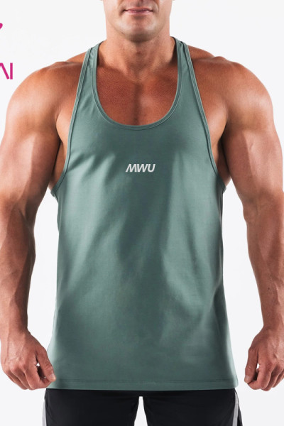 HUCAI ODM Fitness Sleeveless Muscle Tank Tops High Performance Fabric Activewear Manufacturer