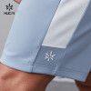 HUCAI OEM Gym Shorts Patchwork Silicone Drawstring Active Athletic Workout Sportswear Manufacturer
