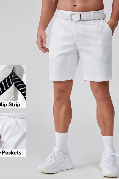 HUCAI Activewear Manufacturer| Custom Golf Shorts 100% Polyester Lightweight Golf Suit