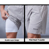 Branded Fitness Shorts with Knitted Ribbed Elastic Waistband|Hucai Activewear Manufacturer