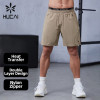Custom Logo Elastic Waistband 2 in 1 Training Shorts For Men|Hucai Activewear Manufacturer