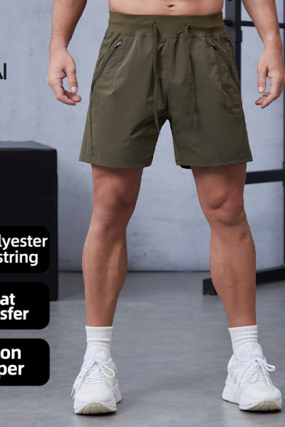 Premium Activewear Artful Structural Design Drawstring Gym Shorts For Men|Hucai Activewear Manufacturer