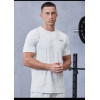 Mens Workout Shirts 3D Printed Logo Cool Material Tops For Fitness|Hucai Activewear Manufacturer