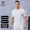 Mens Workout Shirts 3D Printed Logo Cool Material Tops For Fitness|Hucai Activewear Manufacturer
