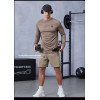 High quality 60 combed pure Australian cotton Long Sleeve Gym Shirt |Hucai Activewear Manufacturer