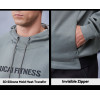 Custom Men's Pullover Fitness Hoodie Fleece Wool Air Layer Cotton |Hucai Activewear Manufacturer