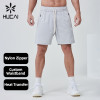 Custom Drawstring Dry Fit Polyester Spandex 5 Inch Sports Shorts |Hucai Activewear Manufacturer