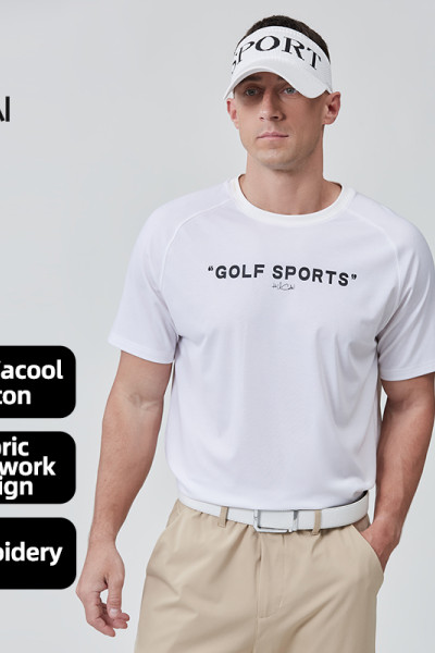Custom Golf T Shirts Lightweight 100s Yacool Cotton Nylon |Hucai Activewear Manufacturer