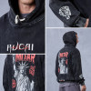 Custom Oversized Sports Gym Hoodies Vintage Snowflake Wash |Hucai Activewear Manufacturer