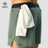 OEM High Quality Nylon Spandex Workout Running Shorts For Men|HUCAI Activewear Manufacturers