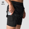 Custom High Performance Men's 2-in-1 Training Shorts |HUCAI Activewear Manufacturers